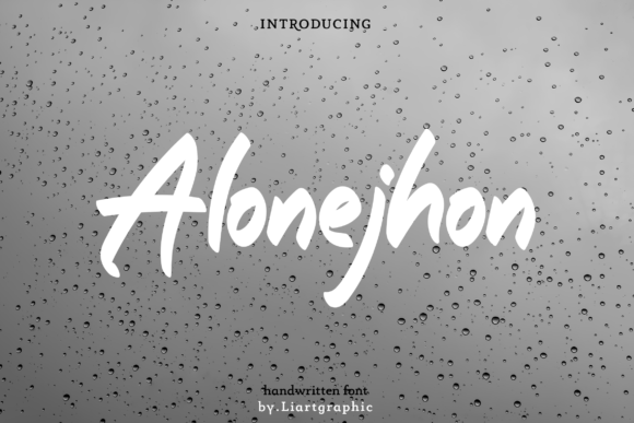Alonejhon: The Handwritten Font for Stunning Campaigns