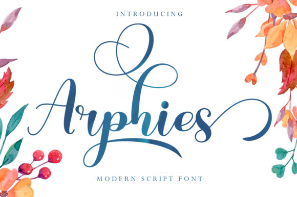 Arphies: A Charming Script Font for Handmade Creations