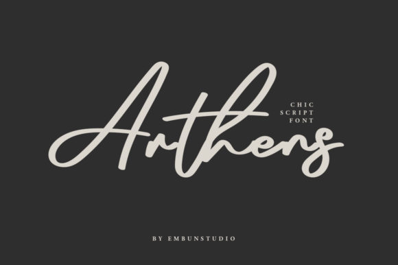 Arthens: A Handwritten Font for Elegant Editorial Design