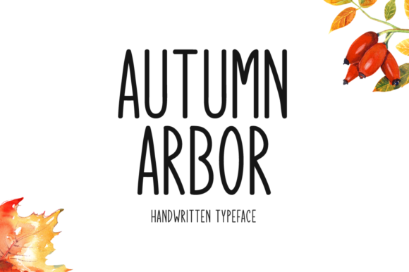 Autumn Arbor: A Handwritten Font for Creative Branding