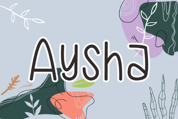 Aysha: A Sweet and Friendly Handwritten Font for Designers