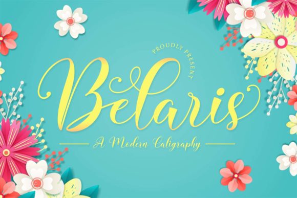 Belaris: A Handwritten Font for Elegant Web Design