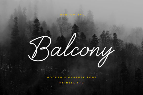 Bring Elegance to Your Creations with Balcony Font