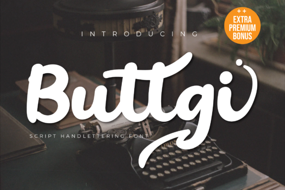 Buttgi: A Bold Script for Creative Projects