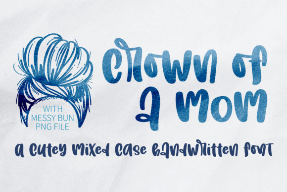 Crown of a Mom: A Handwritten Font for Elegant Web Design