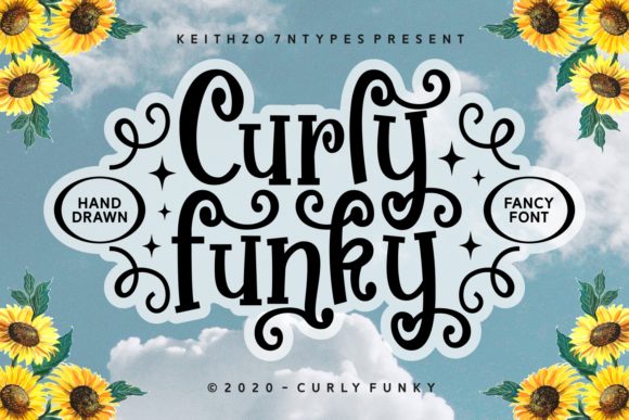 Curly Funky: A Charming Handwritten Font for Crafters