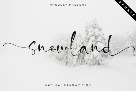 Discover Snowland: A Handwritten Font for Elegant Publishing