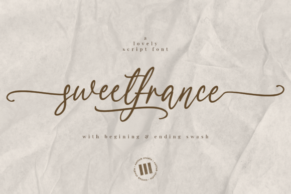 Discover Sweetfrance: A Charming Script Font for Editorial Design