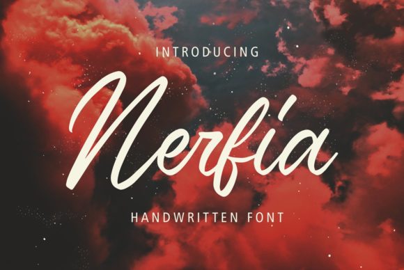 Discover the Elegance of Nerfia: A Handwritten Font for Web Design