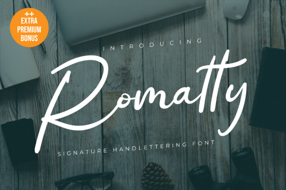 Discover the Elegance of Romatty: A Handwritten Font for Editorial Design