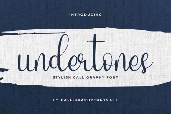 Discovering the Elegance of Undertones: A Handwritten Font for Editorial Design