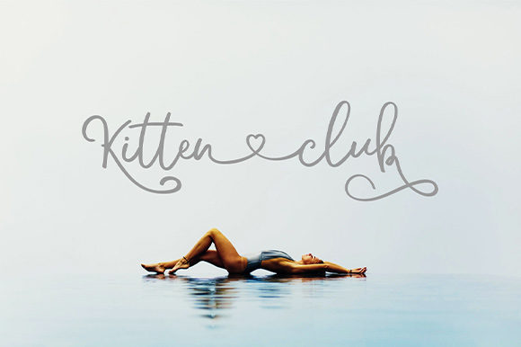 Elevate Your Brand with Kitten Club: A Charming and Elegant Font