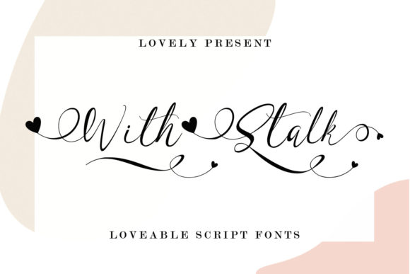 Elevate Your Handmade Creations with With Stalk Font