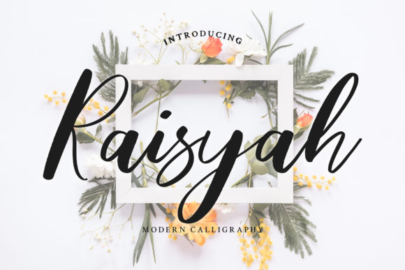 Elevate Your Web Design with Raisyah Script Font