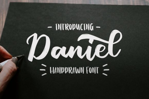 Enhance Your Brand with Daniel: A Beautiful Handwritten Font