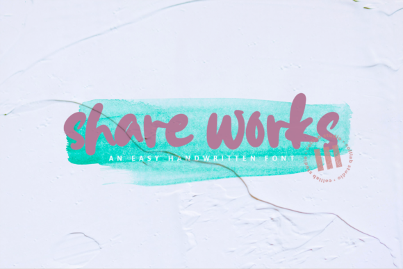 Enhance Your Brand with Share Works Handwritten Font