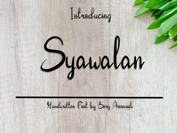 Enhance Your Editorial Design with Syawalan Font