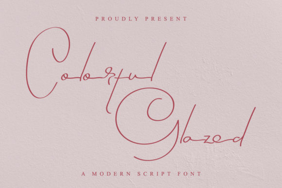 Enhance Your Publications with Colorful Glazed Font