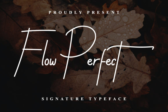 Flow Perfect: A Handwritten Script Typeface for Web Design