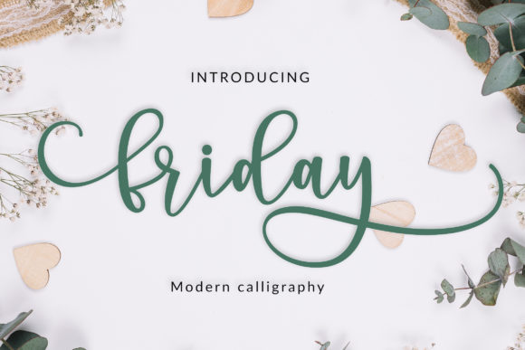 Friday: A Hand-Lettered Script Font for Engaging Visuals