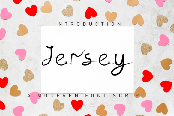 Jersey: A Charming Handwritten Font for Web Design