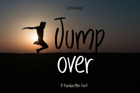Jump over: A Handwritten Font for Editorial Charm