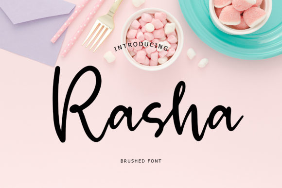 Rasha: A Premium Handwritten Font for Elegant Editorial Design