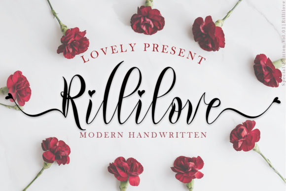 Rillilove: A Charming Handwritten Font for Crafters