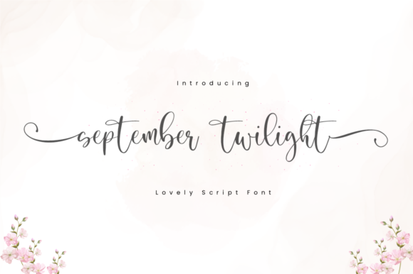 September Twilight: A Font for Elegant Editorial Design