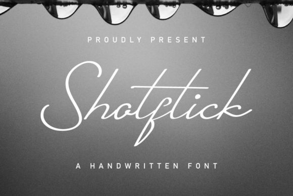 Shotflick: A Handwritten Font for Elegant Branding
