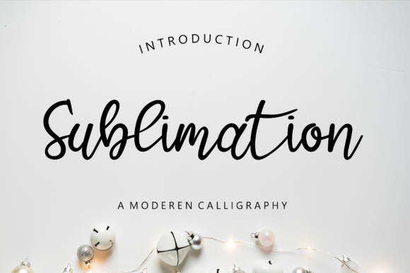 Sublimation: Elevate Your Brand with This Modern Handwritten Font