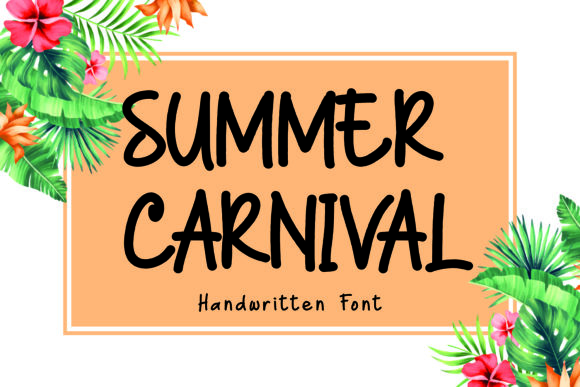Summer Carnival: A Handwritten Font for Engaging Campaigns