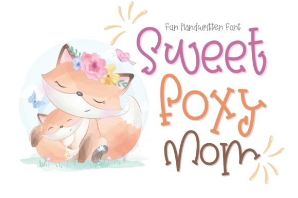 Transform Your Brand with Sweet Foxy Mom Font